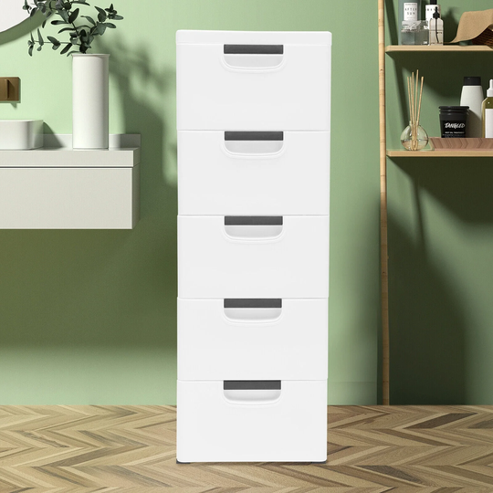 5 Drawers Dresser Vertical Clothes Storage Tower Cabinet
