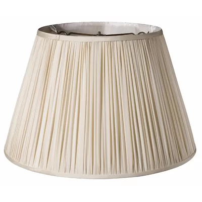 Pencil Pleat Softback Fabric Lampshade w/ Washer Fitter for Table Lamps