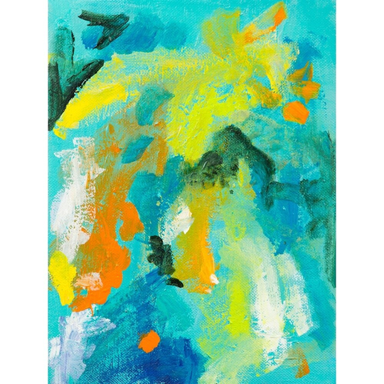 CANVAS Contrast of Colors II Abstractby Elizabeth Stacke