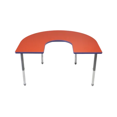 Genesis Multi Functional Collaborative Adjustable Height Horseshoe Activity Table