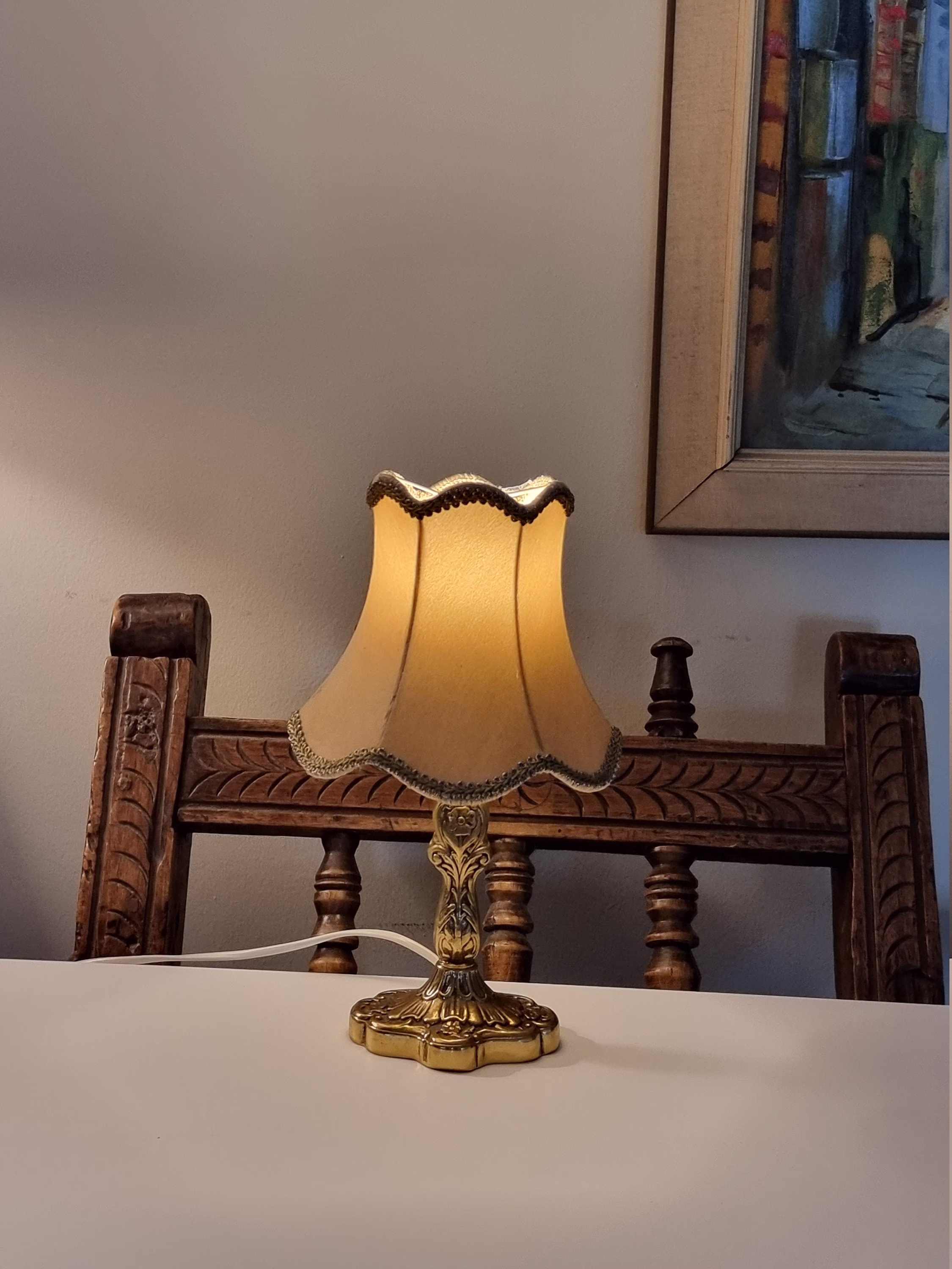 Vintage "Gm 415" Brass Table Lamp | Made in Sweden