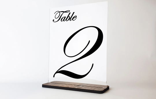 Table Numbers, Acrylic Wedding Number, Customized Numbers For All Events