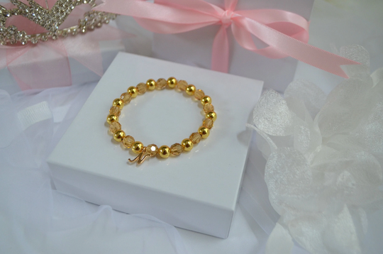 Kids Gold Bracelet Girls, Girls Bracelet, Crystal Personalized Sweet 16