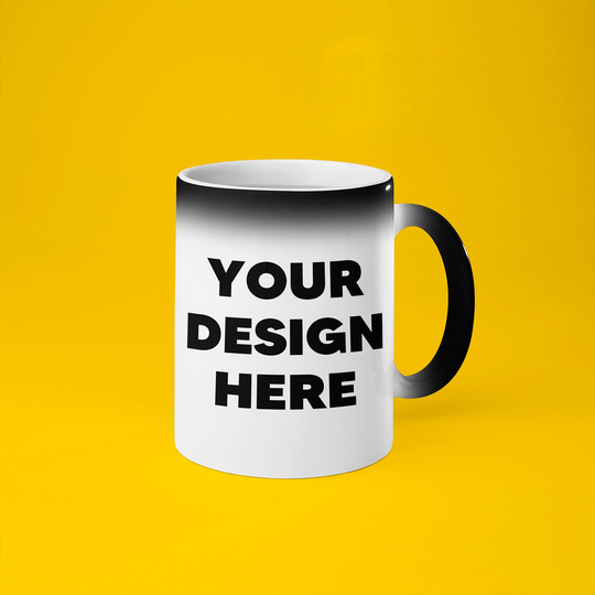 Personalized Color Changing Mug, 11Oz Magic Mug Black To White Coffee Custom Mahic Heat