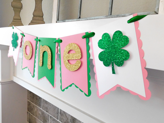 st Patrick's Day High Chair Banner, Birthday Party, Party Decorations