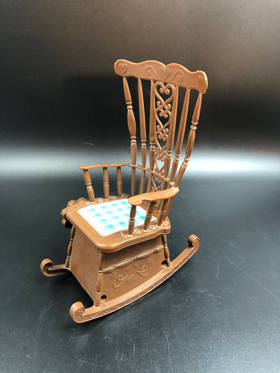 Miniature Rocking Chair Music Box, Plays Rockaby Baby