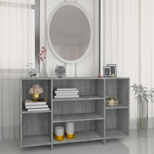 Sideboard Gray Sonoma 47.2"x11.8"x29.5" Chipboard