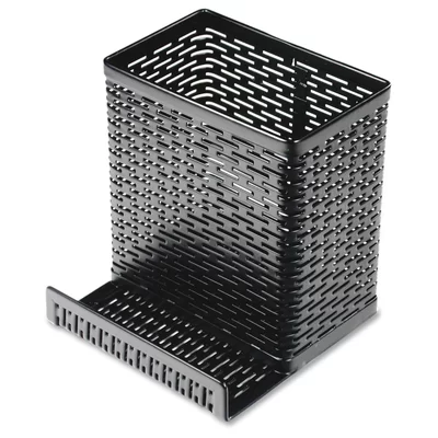 Punched Metal Cell Phone Stand Pencil Cup