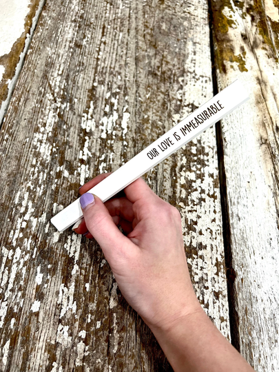 Personalized Valentines Carpenters Pencil | Custom Construction Dad Gift Him Anniversary Build A Life Together