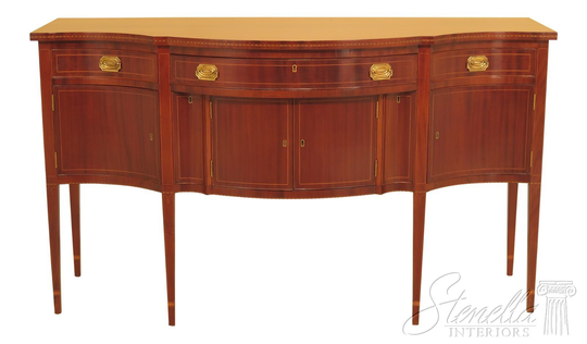 46791Ec Nathan Margolis Inlaid Mahogany Federal Sideboard