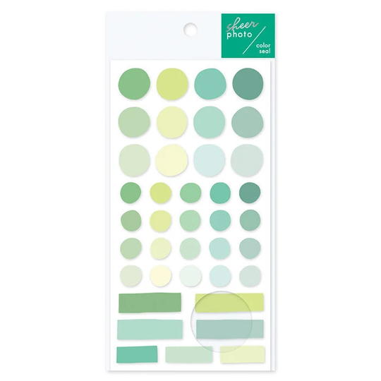 Mind Wave Sheer Photo Color Sticker - Green