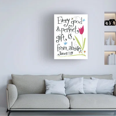 Every Good and Perfect Gift by Anne Tavoletti - Wrapped Canvas Textual Art