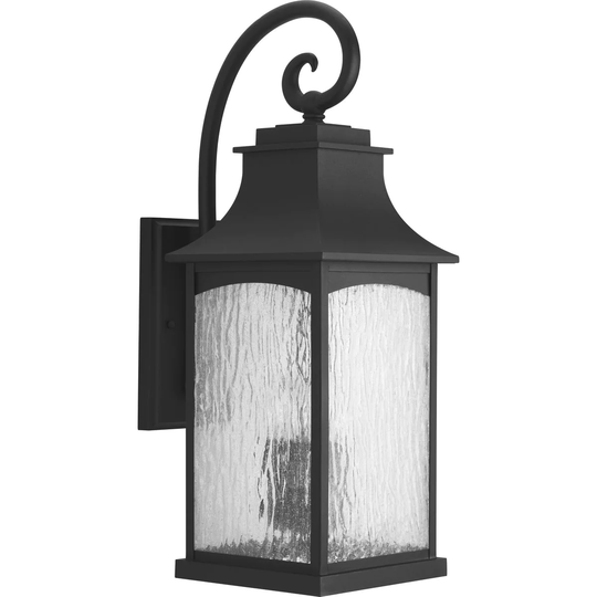 Progress Lighting Maison Black Aluminum 3-light Large Wall Lantern