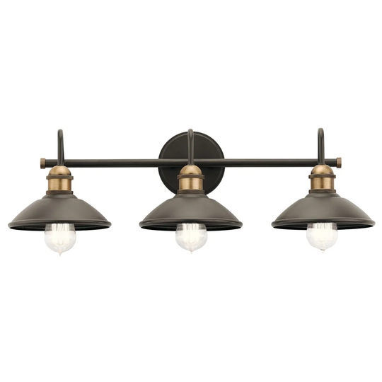 Kichler Lighting Clyde Collection 3-light Olde Bronze Bath/Vanity Light