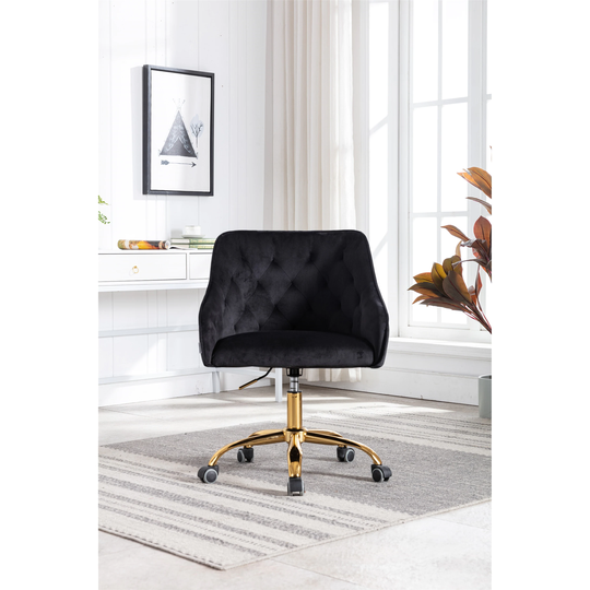 Swivel Shell Chair for Office With Golden Feet