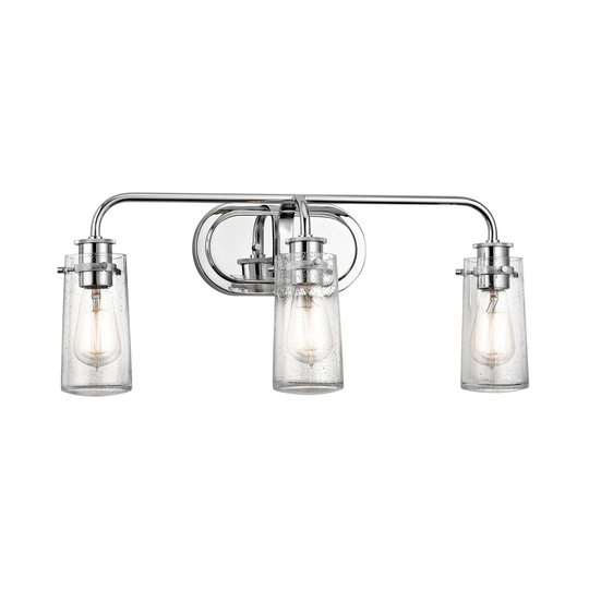 Kichler Lighting Braelyn Collection 3-light Chrome Bath/Vanity Light