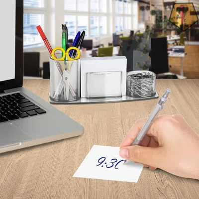 Desktop Organizer Holder For Pen, Pencil, Clip, Paper And Desk Accessories