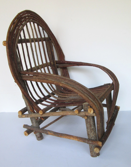 Childrens Bent Wood Twig Chair - Young Child Size