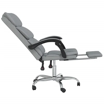 Latitude Run® Reclining Office Chair Dark Gray Fabric