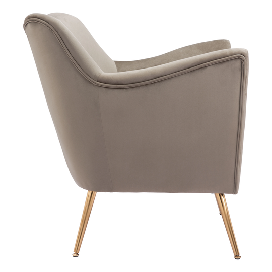 Iron Mountain Accent Chair Beige - N/A