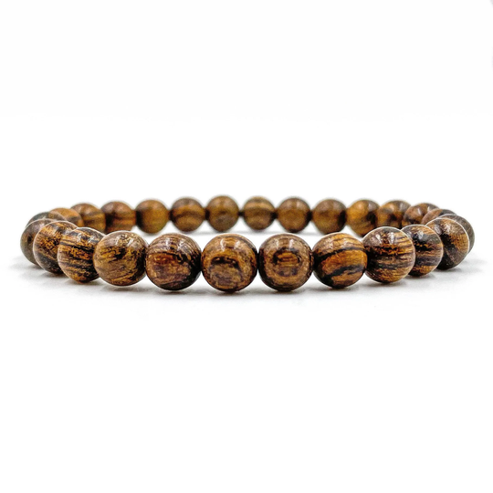 Handcrafted 8mm Wooden Beaded Bracelet - Premium Tennessee Craftsmanship Great For Meditation, Wellness, Yoga, Fashion, Friendship, Prayer