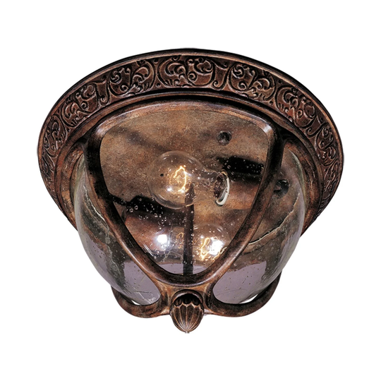 Maxim Die Cast Seedy Shade Knob Hill DC 2-light Outdoor Ceiling Mount Light