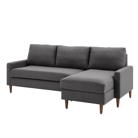 Parker Convertible Sofa with Right Facing Storage Chaise by iNSPIRE Q Modern