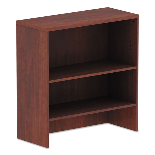 Alera Valencia Series Hutch, 34.13 x 15 x 35.38, Medium Cherry - 34.13" x 15" x 35.38"
