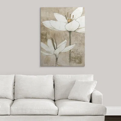 'Pencil Floral I' Aniel Graphic Art Print