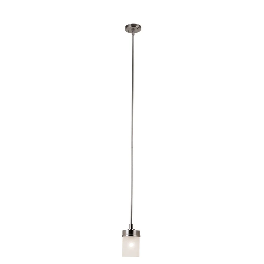 Trans Globe Lighting 1 Light Mini Pendant with Frosted Glass Shade