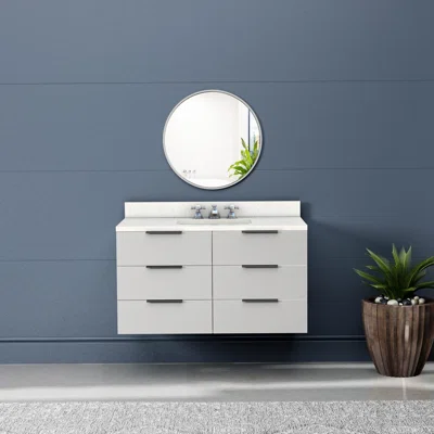 Arcadii 42" Solid Wood Bathroom Vanity