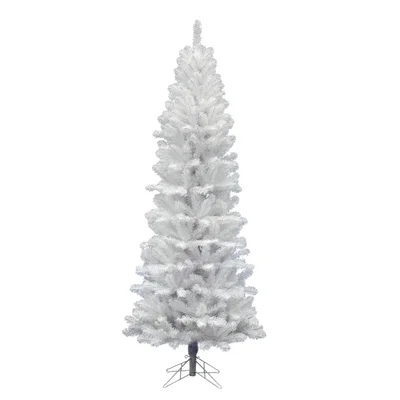 4.5' White Salem Pine Pencil Profile Artificial Christmas Tree