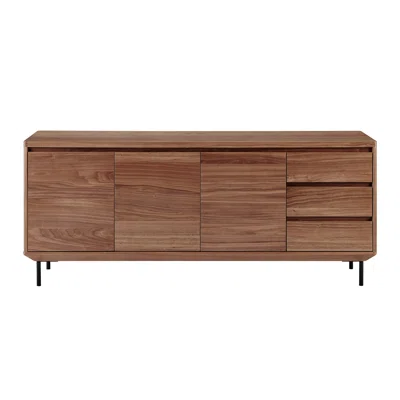 63" Wide 3 Drawer Sideboard