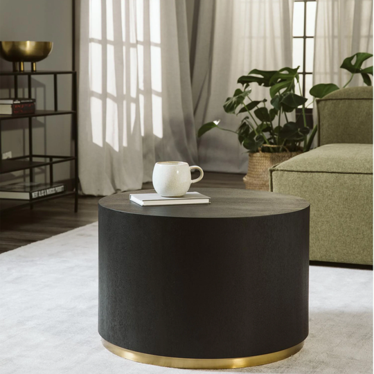 Williamspace Fully Assembled Round Side Coffee Table For Living Room