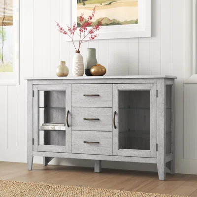 Esporta 54" Wide 3 Drawer Wood Sideboard