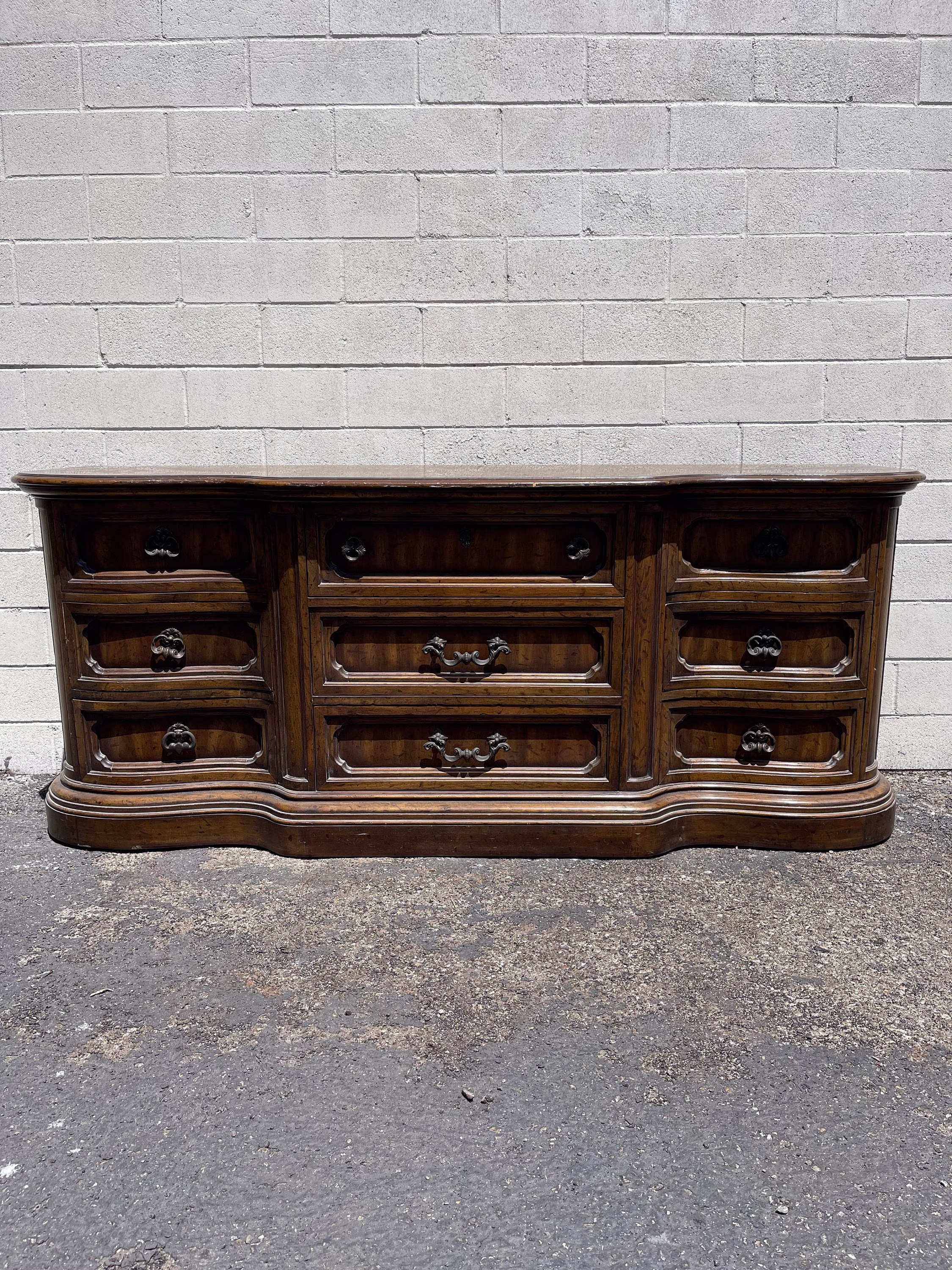 Buffet Console Sideboard Dresser Spanish Revival Storage Hutch Regency Glam French Provincial Neoclassical Dining Cabinet Custom Paint Avail