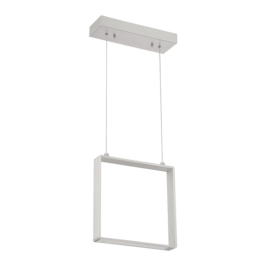 QUADRON 1-Light Medium Rectangular LED Pendant