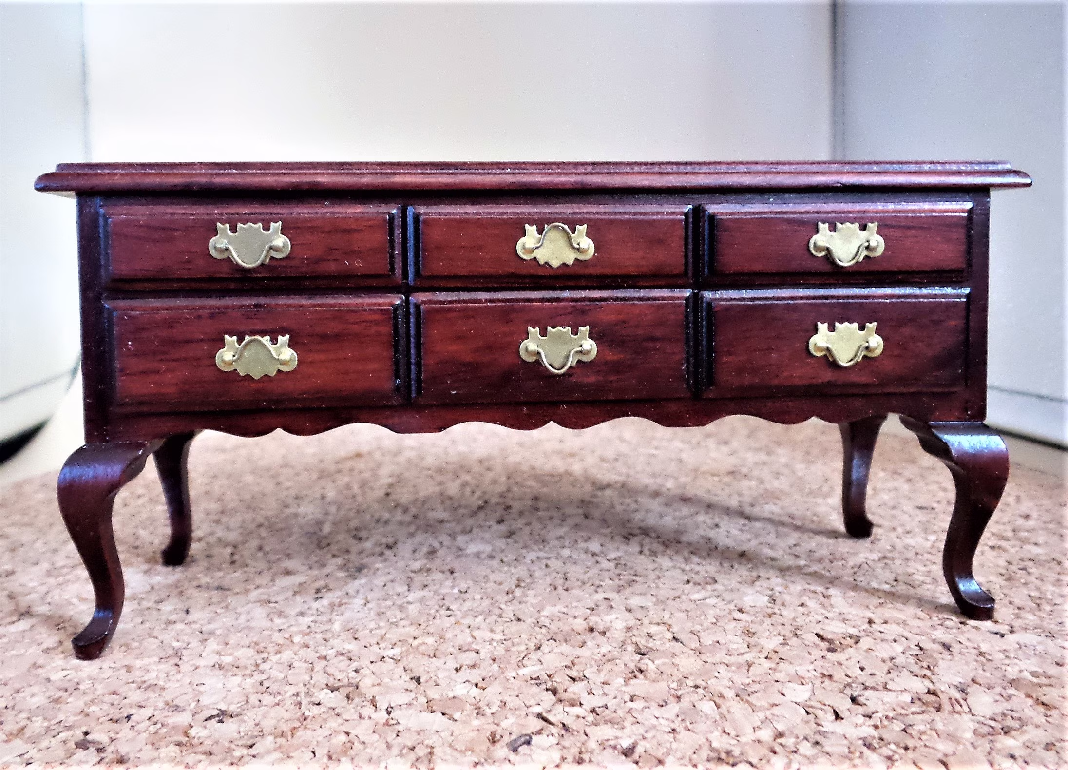 Vintage Dollhouse Mahognany Sideboard Table