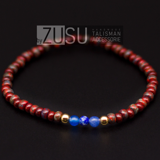 Lapis Lazuli Men's Bracelet, Minimalist Beaded Bracelet For Men, Xmas Gifts Gift Him, Mens