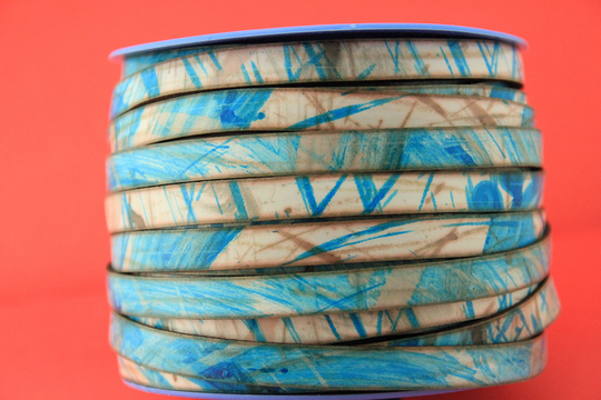 Made in Europe 24'' Multi Color Leather Cord, 5mm & 10mm Flat Multicolor Cord | Vm10Multazu