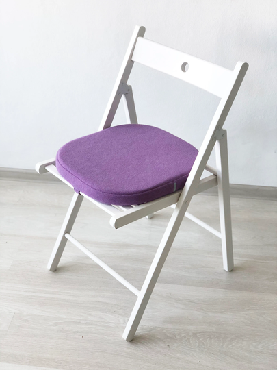 Seat Cushion With Straps/Chair Floor Seating Pad Modern Pillow Wool Felt 15.5"Х 14.5"