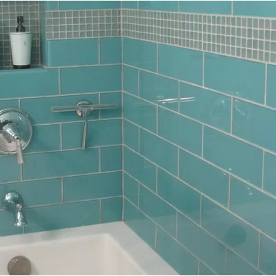 Xenon 4" x 12" Glass Mosaic Tile