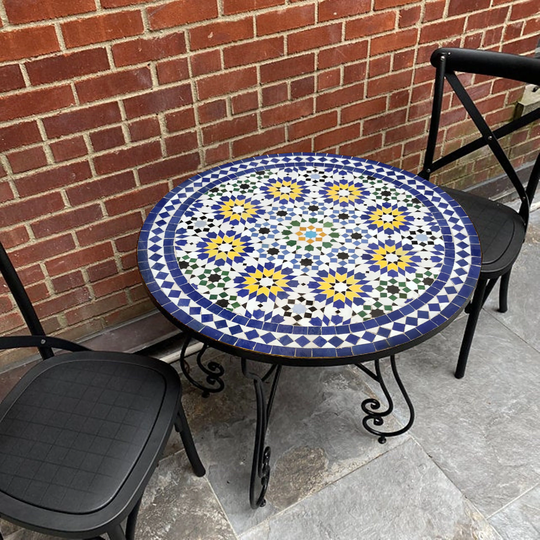 Customizable Mosaic Table - Crafts Art Mid Century Handmade Coffee For Outdoor & Indoor