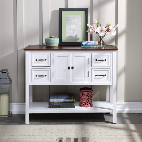 43''Modern Console Table Sofa Table for Living Room