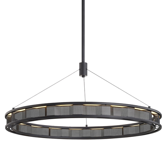 Troy Lighting Fuze 38-inch Modern Bronze LED Pendant