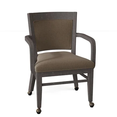 Gifford Upholstered King Louis Back Arm Chair