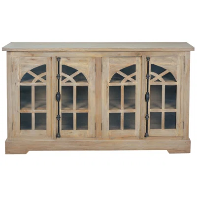 Alaster 63'' Wide Mahogany Solid Wood Sideboard