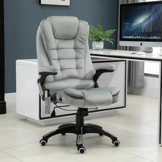 Vinsetto Ergonomic Massage Office Chair High Back Executive Chair with Lumbar Support Armrest