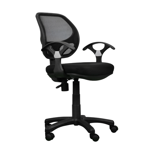 Mobili Midback Mesh Task Office Chair, Black