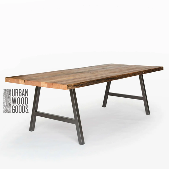 Reclaimed Wood Table, Rustic Modern Dining Table. Choose Height, Size & Finish